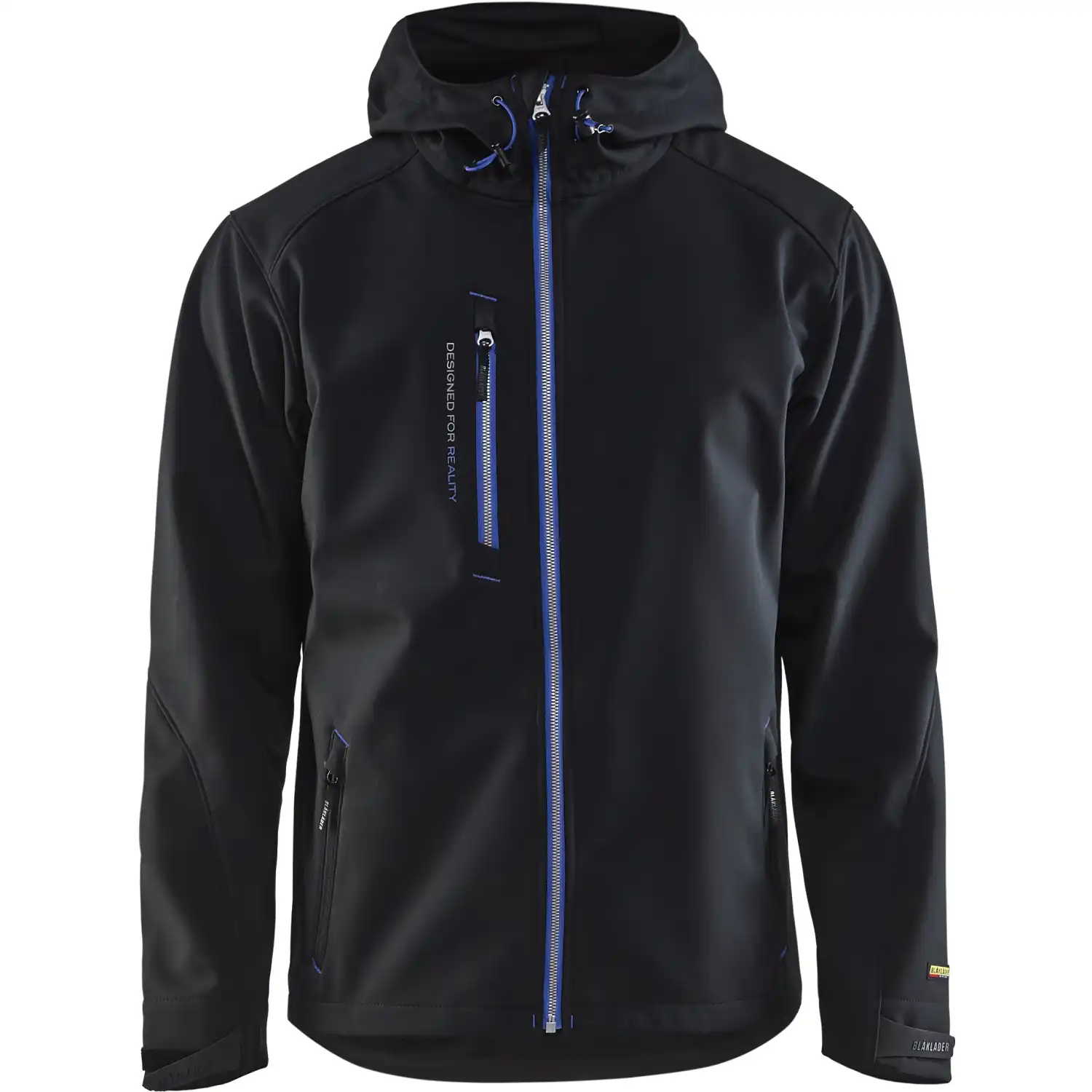 Softshelljacke "4949" in 802 schwarz/blau, XL - Thumbnail 1