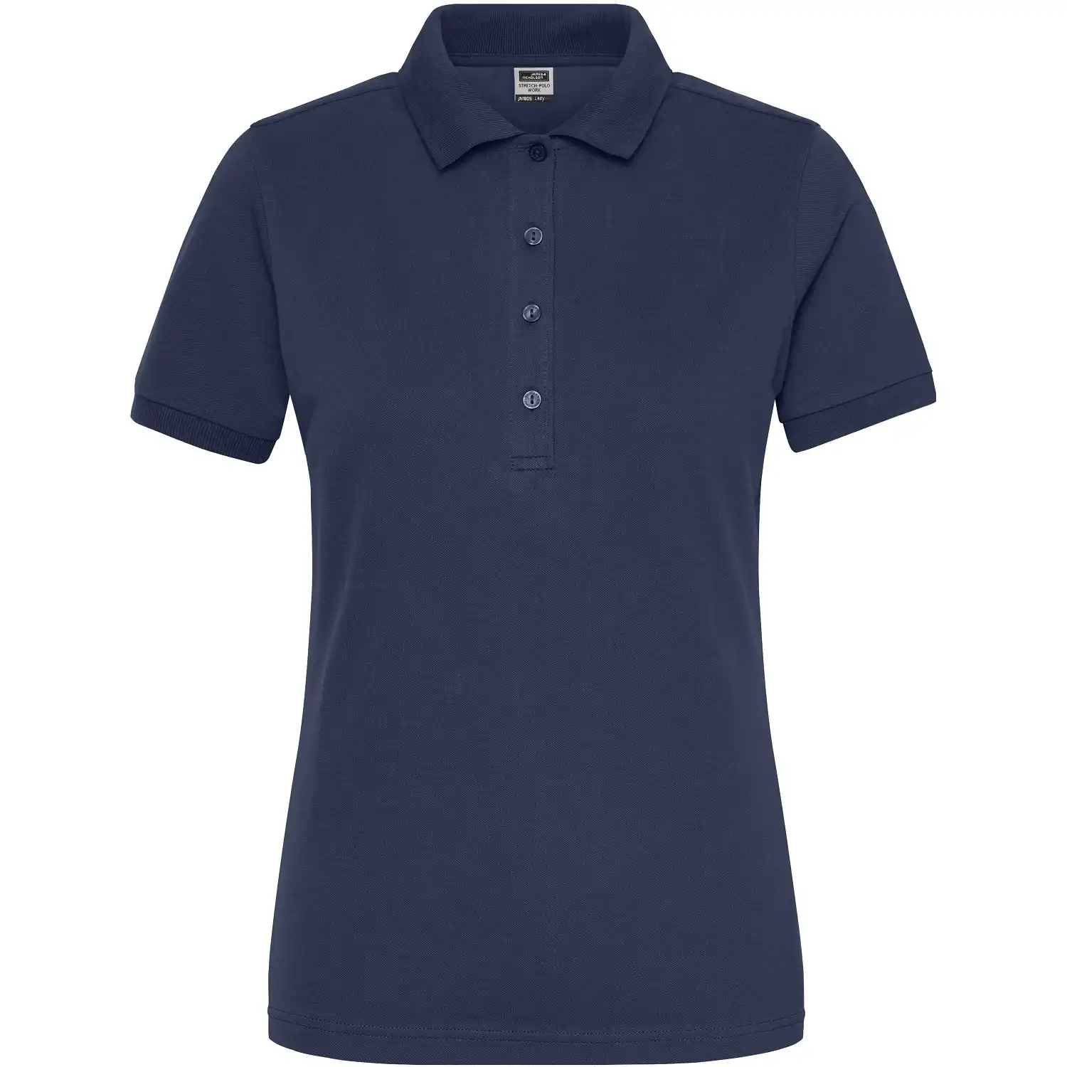 Damen Bio Stretch Polo-Shirt "JN1805" UV-Schutz in navy, 3XL - Thumbnail 1