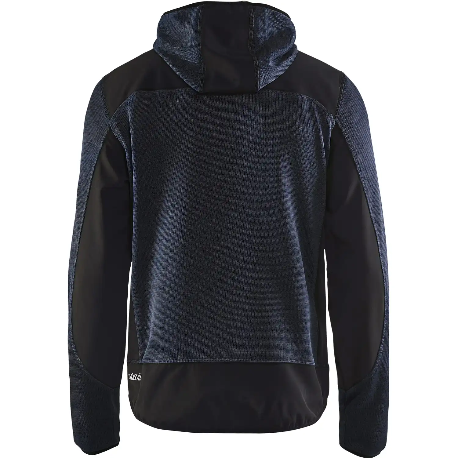 Strickjacke "4930" mit Softshell in Dunkelmarine/Schwarz, M - Thumbnail 2