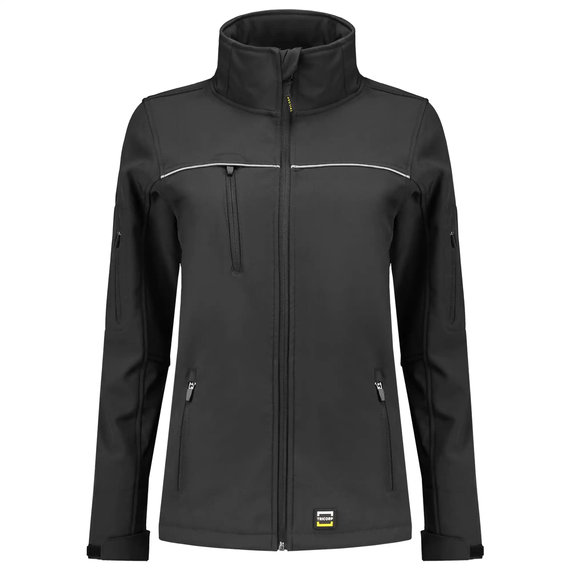 Damen Softshelljacke "402009" Exzellent in dark grey, L - Thumbnail 1