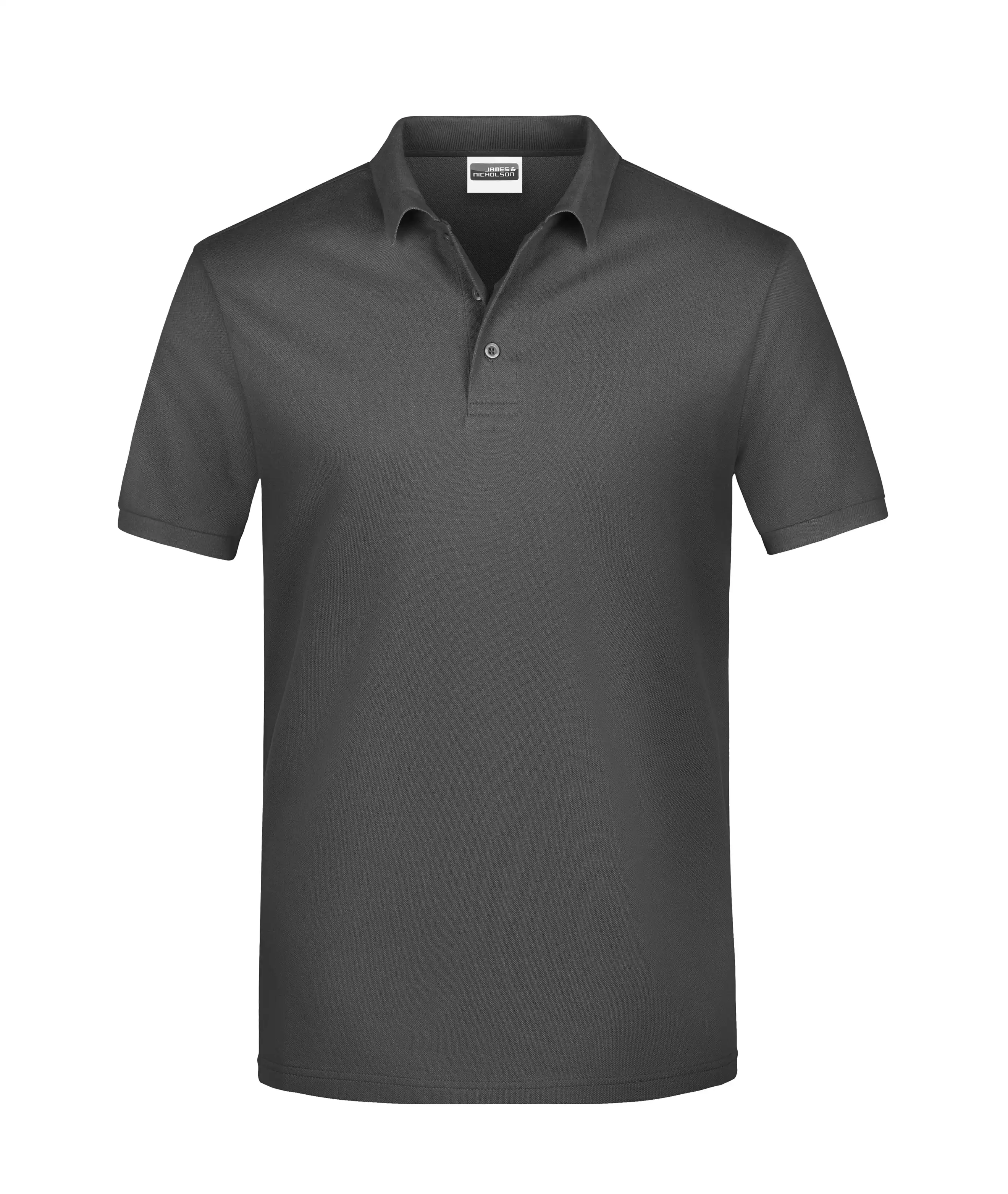 Basic Polo-Shirt "JN792" in graphite, 3XL - Thumbnail 1