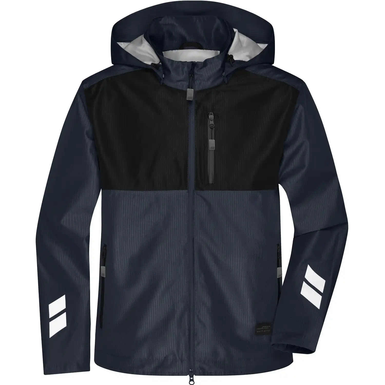 Hardshell Regenjacke "JN1814" in carbon/black, 3XL - Bild 1