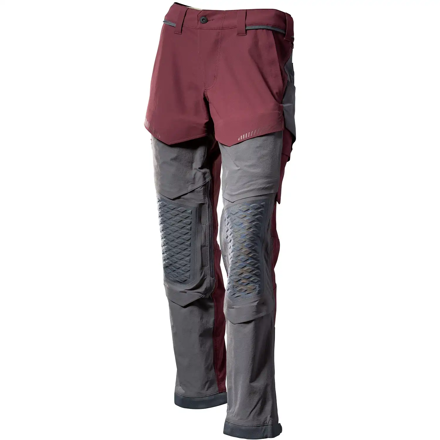 Stretch-Bundhose "22279-605" Customized in bordeaux/anthrazit, 76C44 - Thumbnail 1
