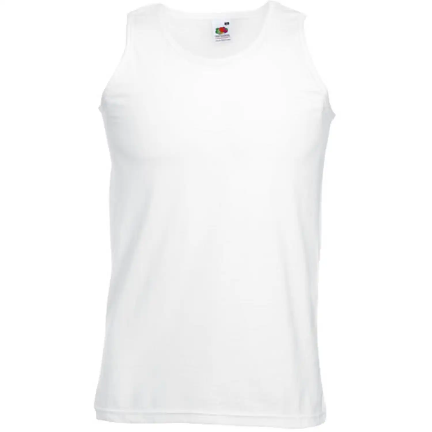 Tank-Top "F260" 100% Baumwolle Atlethic West in white, L - Bild 1