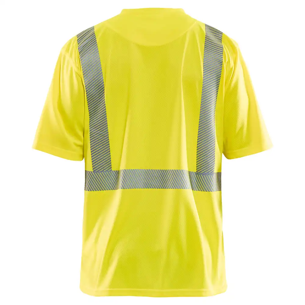 Warnschutz T-Shirt "3386" UV-Schutz in gelb, 4XL - Thumbnail 2