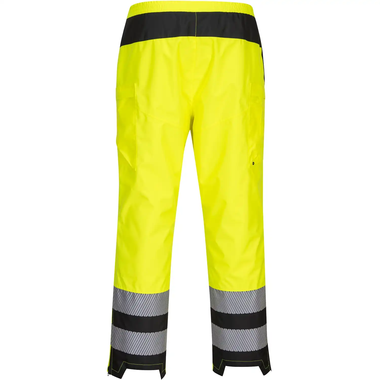 Damen Warnschutz Regenhose "PW386" PW3 in gelb/schwarz, L - Thumbnail 2