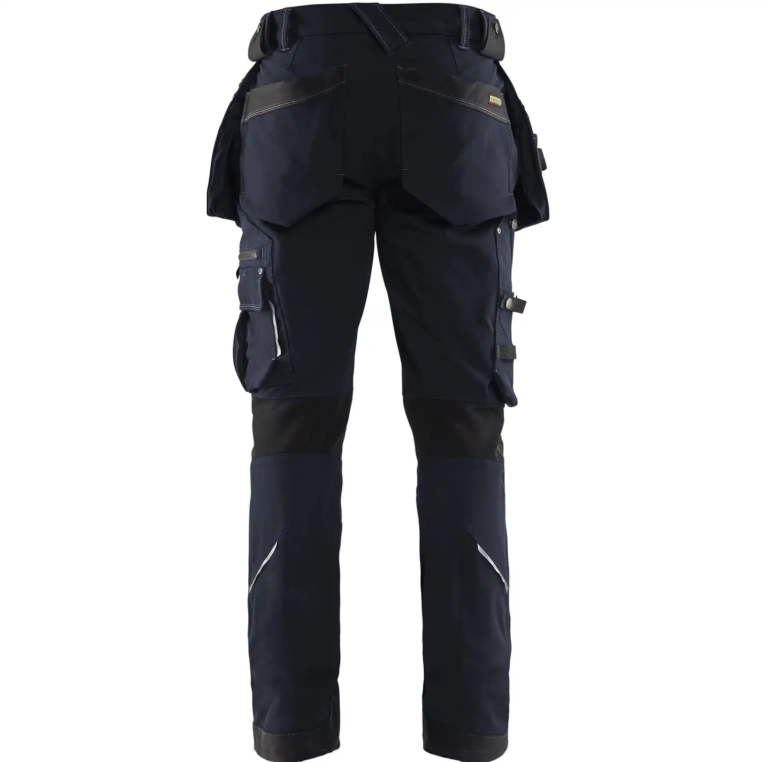 Stretch-Handwekerhose "X1900" in Dunkelmarine/Schwarz, C146 - Thumbnail 2