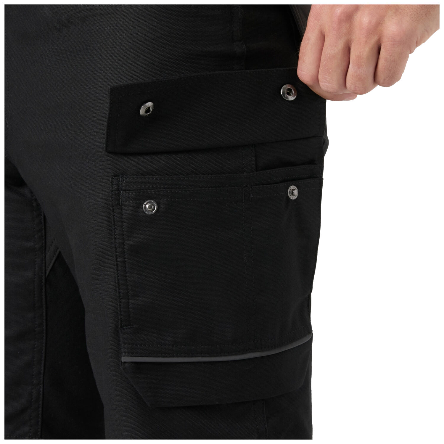 Arbeitsshorts "OXFORD 2.0 CNCT" in schwarz, C60 - Thumbnail 4