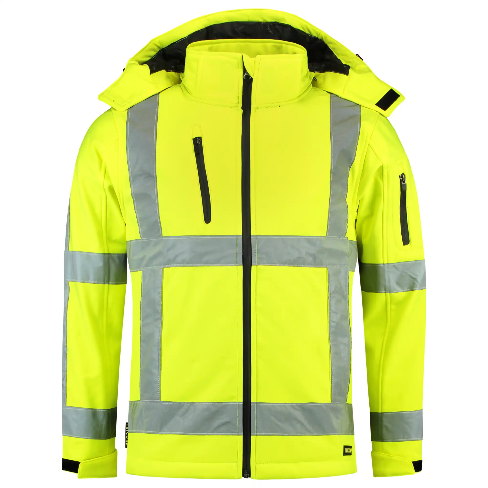 Warnschutz Softshelljacke RWS "403003" Safety in yellow, L - Thumbnail 1