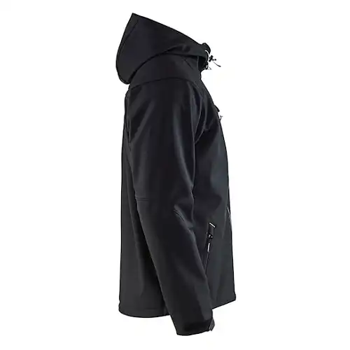 Softshelljacke "4949" in schwarz/silber, 3XL - Thumbnail 4