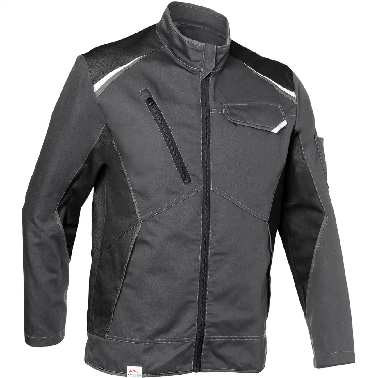 Bundjacke "ICONIQ" in anthrazit/schwarz, L - Thumbnail 1