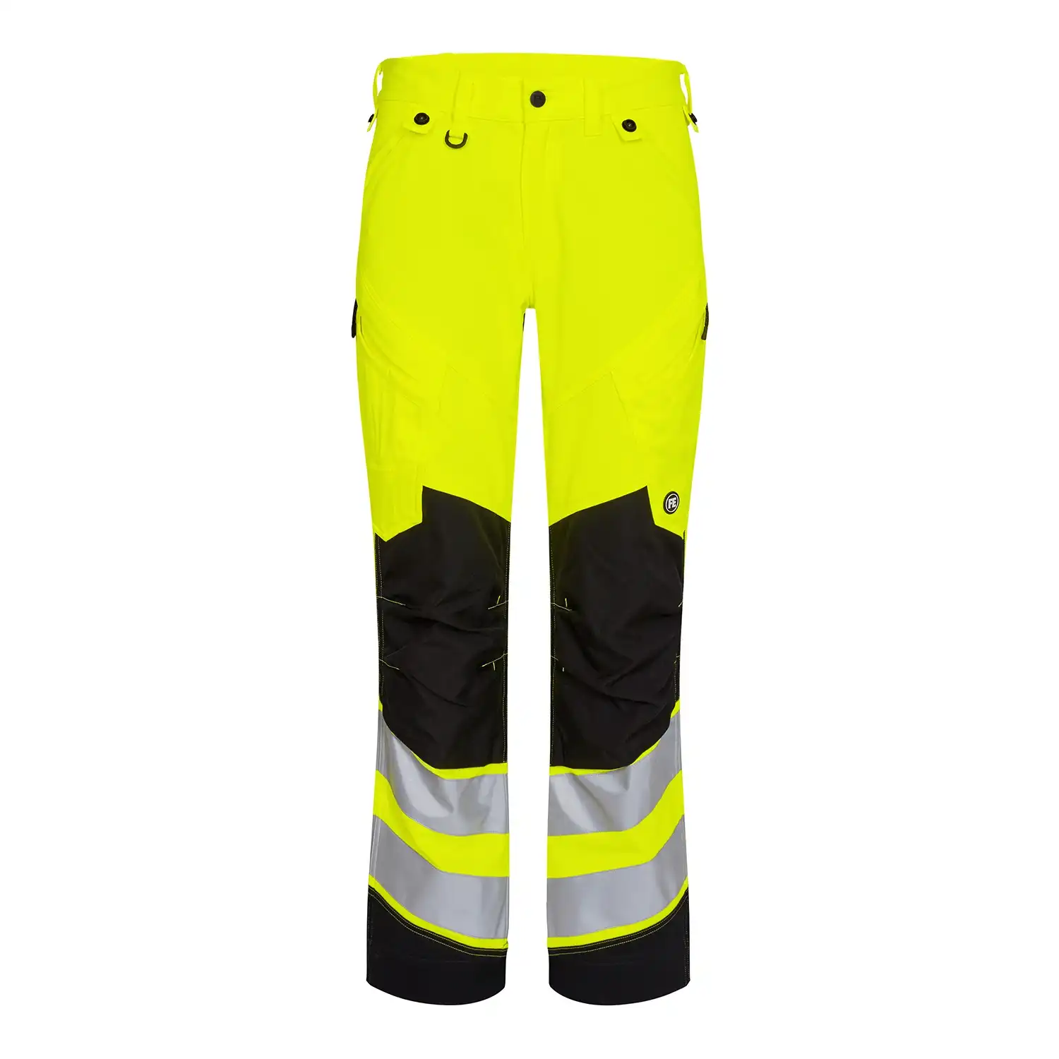 Warnschutz Stretch Bundhose "2544-314" Safety Kl. 2 in gelb/schwarz, 54 - Thumbnail 1