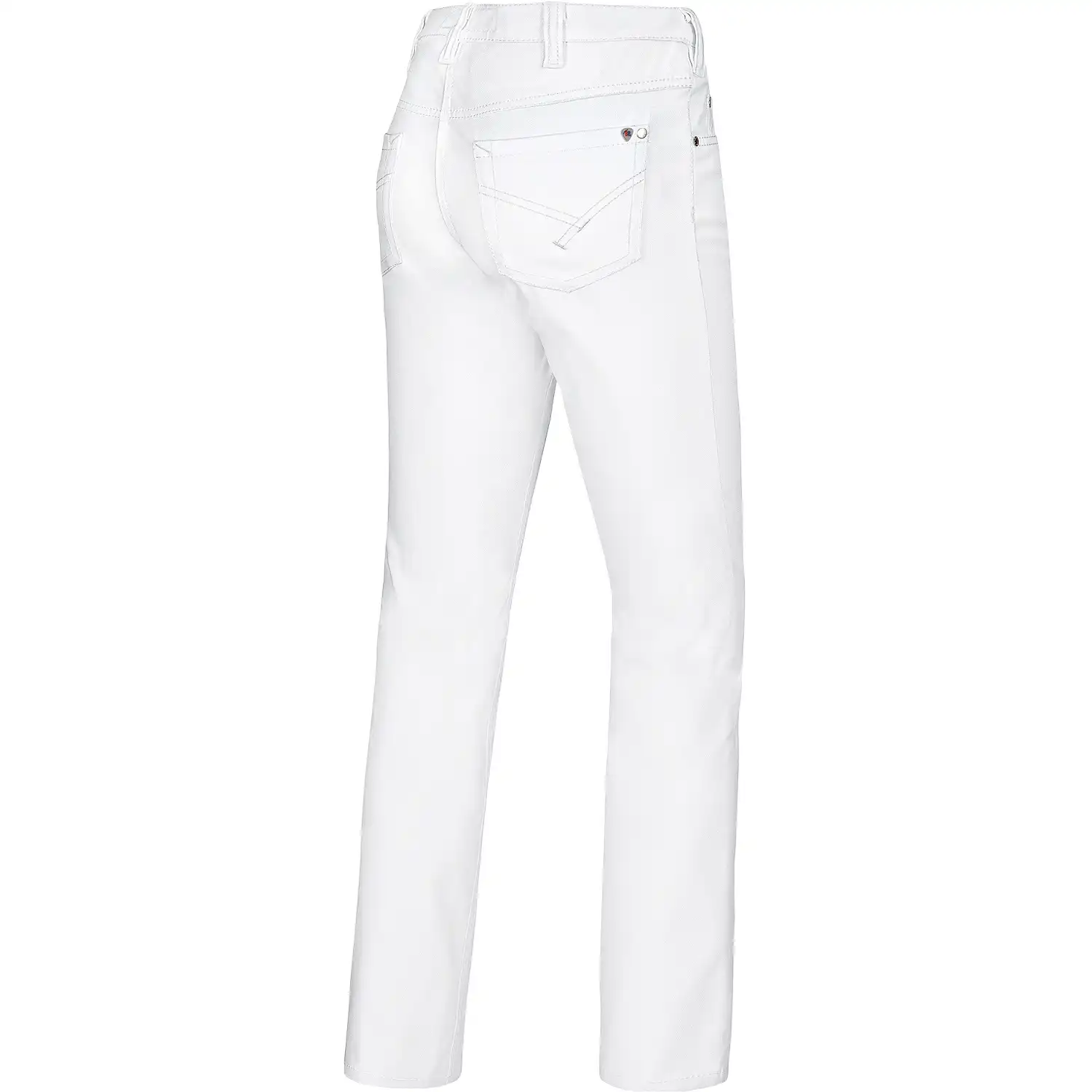 Damen Stretch Jeans-Bundhose "1732-687" Med & Care weiß in 32/32 - Thumbnail 2