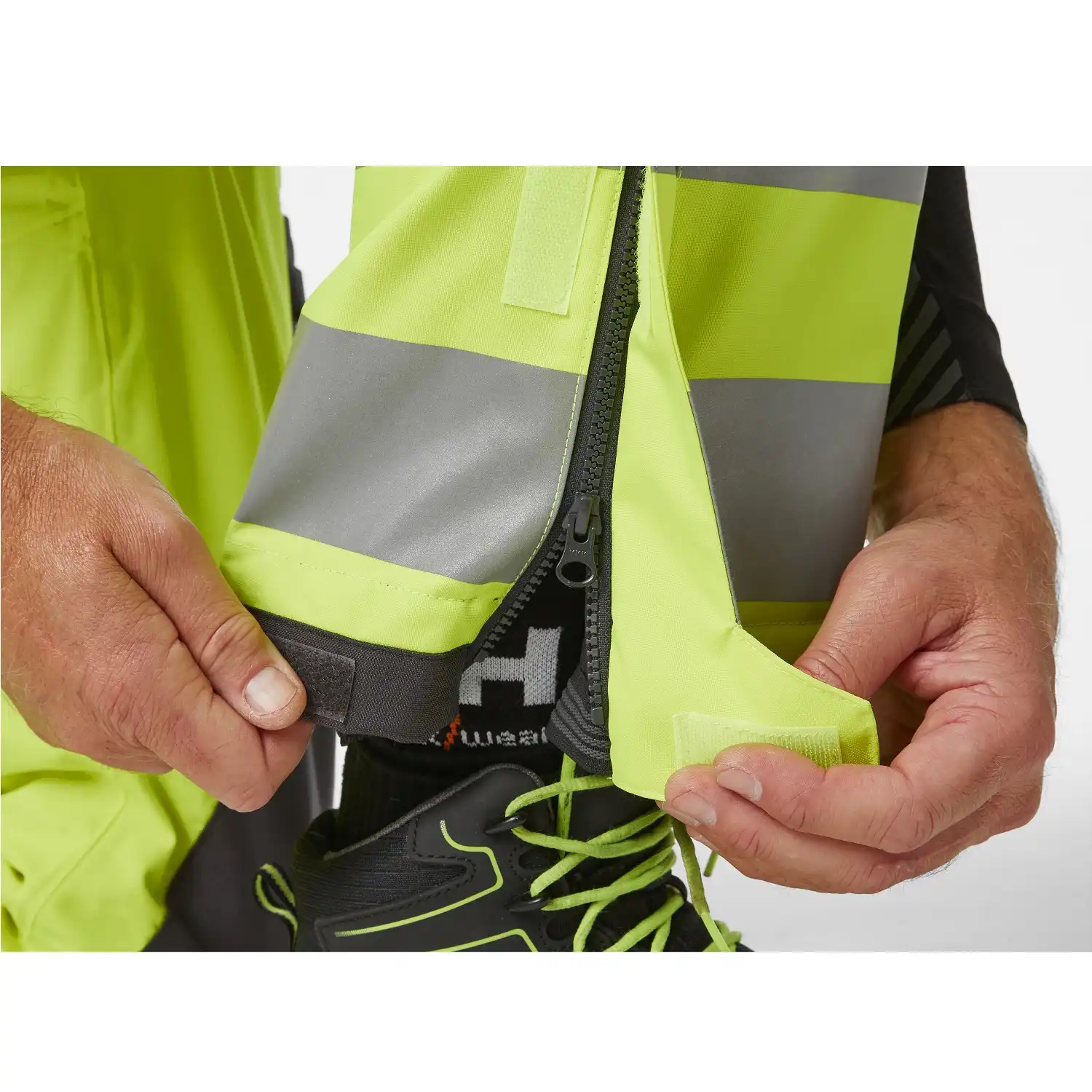 Warnschutz Winter-Handwerkerhose "ALNA 2.0" in gelb/schwarz, C52 - Thumbnail 5