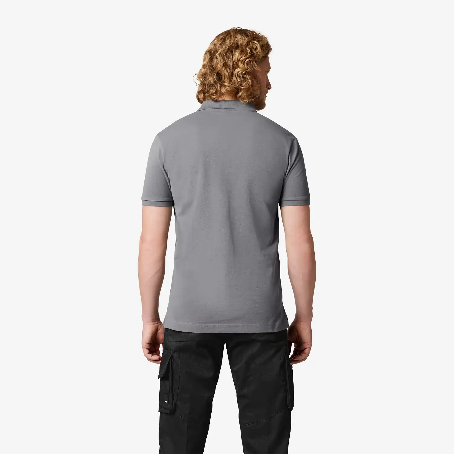 Polo-Shirt "DANIEL" in grau, XXL - Thumbnail 2