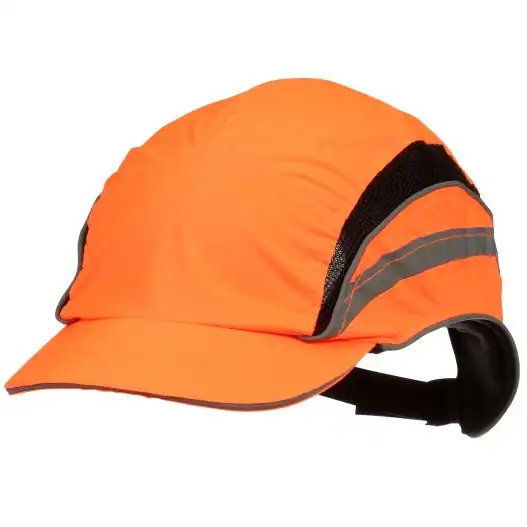 Anstosskappe "First Base 3 Classic" HC24 55mm verkürzter Schirm in warnorange - Thumbnail 1