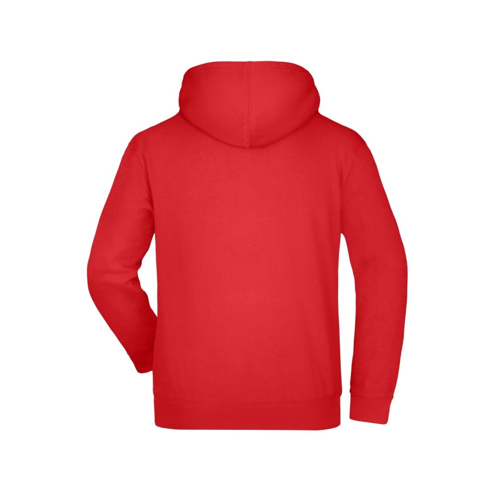 Kapuzen-Sweatshirt "JN047" in red, L - Thumbnail 2