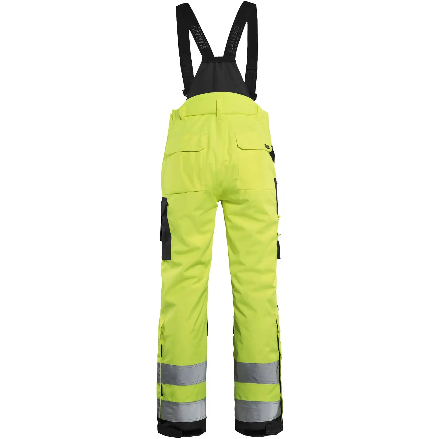 Damen Warnschutz-Winterhose "7885" in gelb/schwarz, C34 - Thumbnail 2