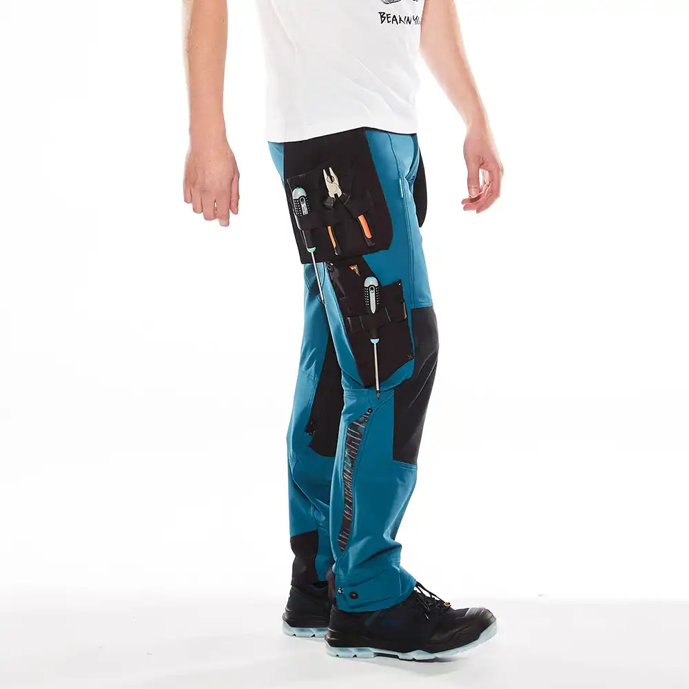 Handwerkerhose Stretch Advanced in dunkelpetroleum, 76C46 (EU 23) - Thumbnail 2