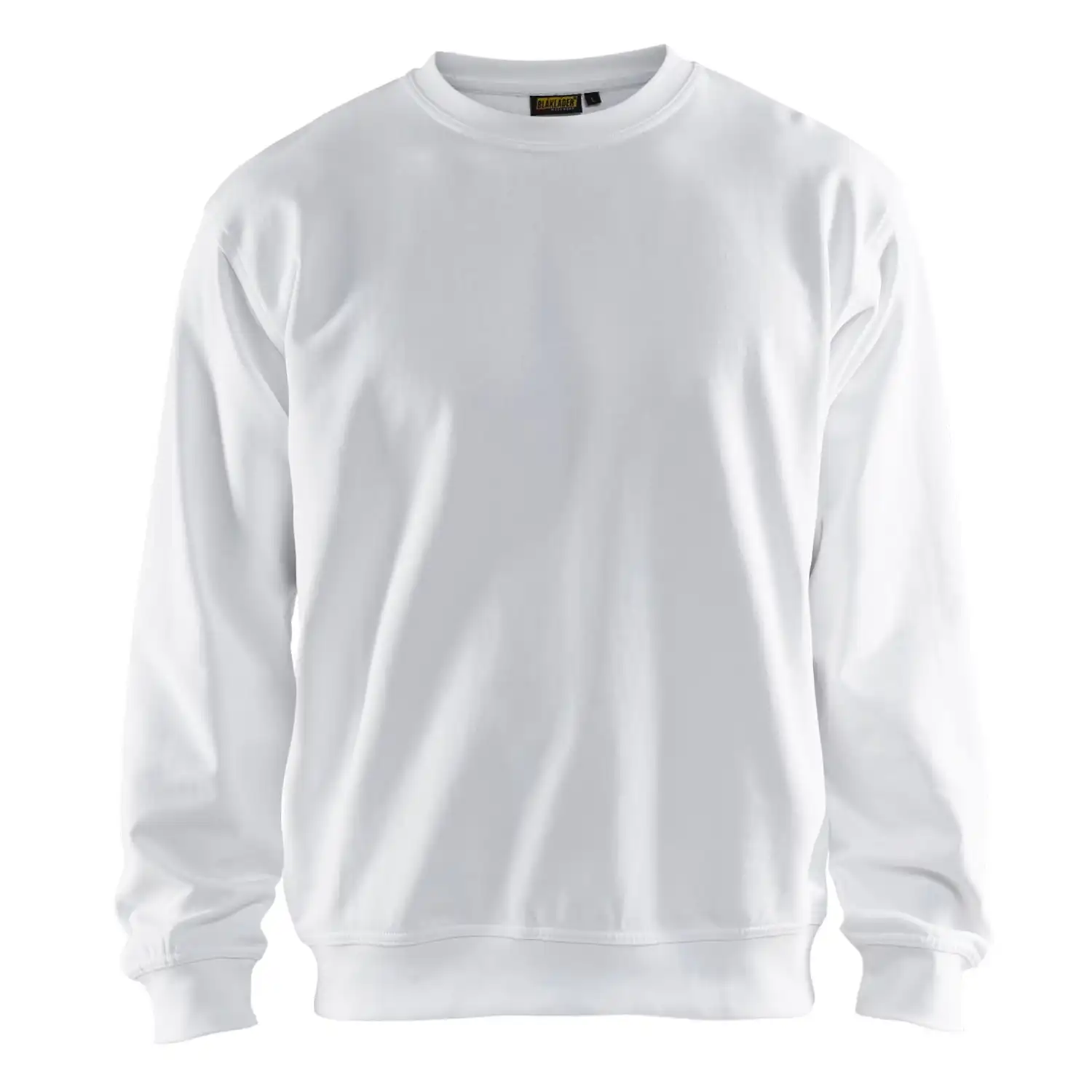 Pullover "3340" Rundhals in 4XL, Weiß - Thumbnail 1