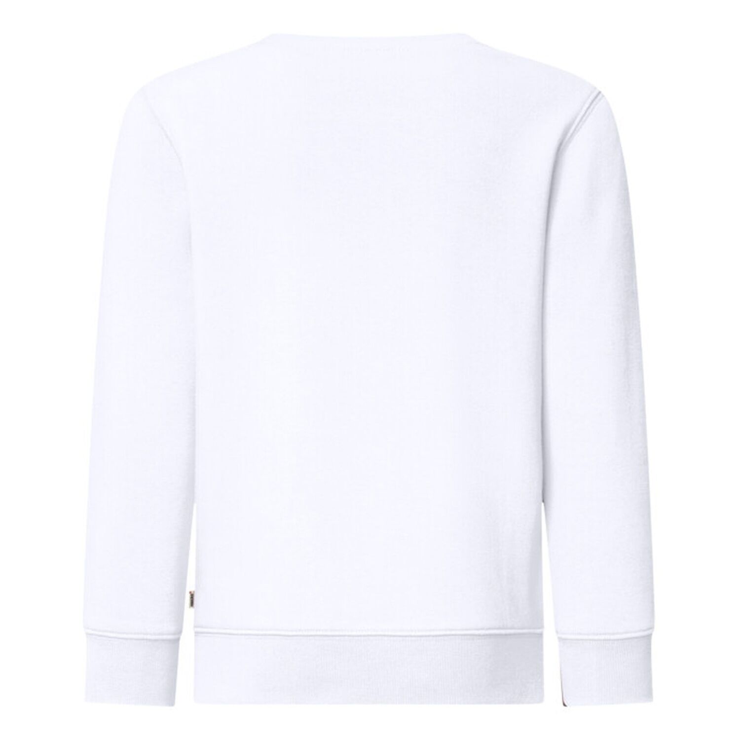 Kinder Sweatshirt Bio-Baumwolle "541" in 110/116, Weiß - Thumbnail 2