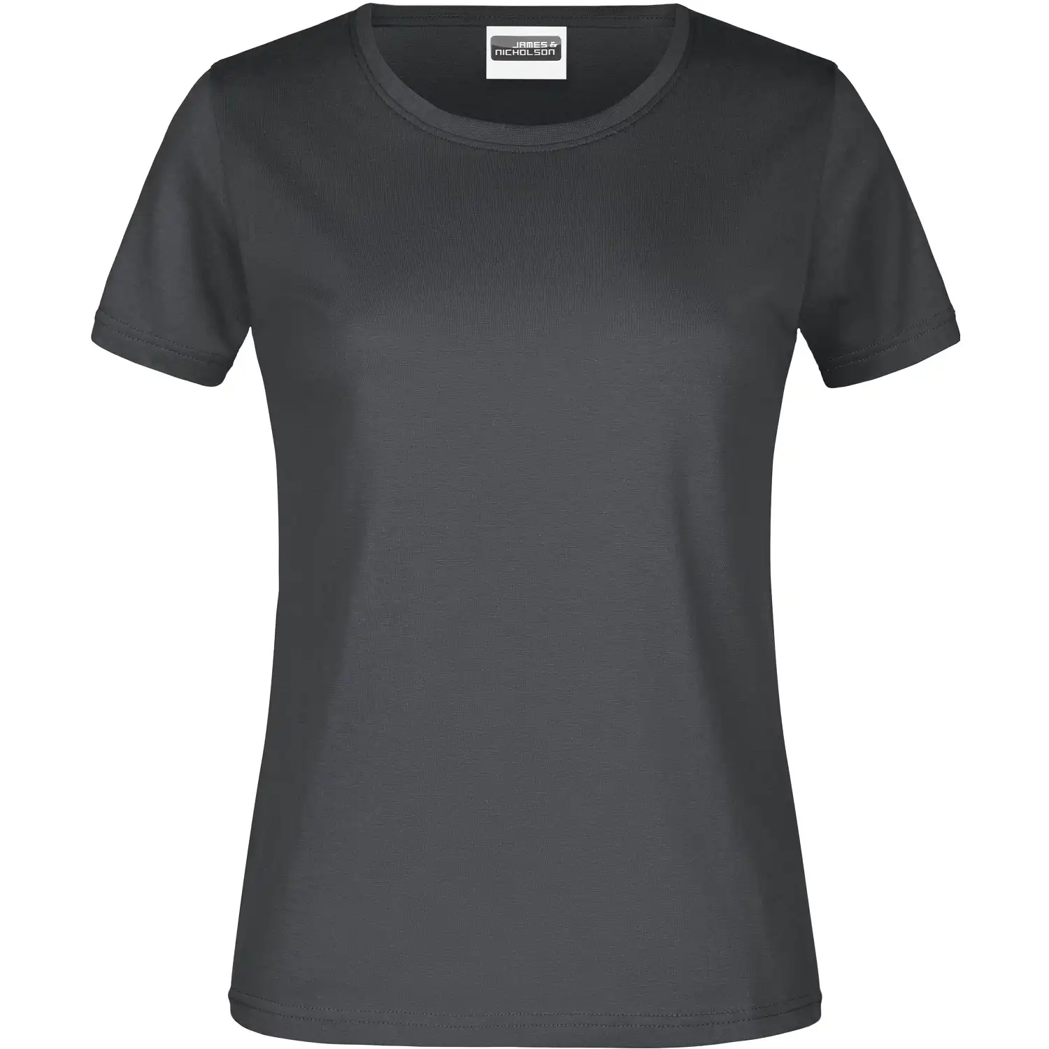 Damen Basic T-Shirt 180g/m² "JN789" in graphite, 3XL - Bild 1