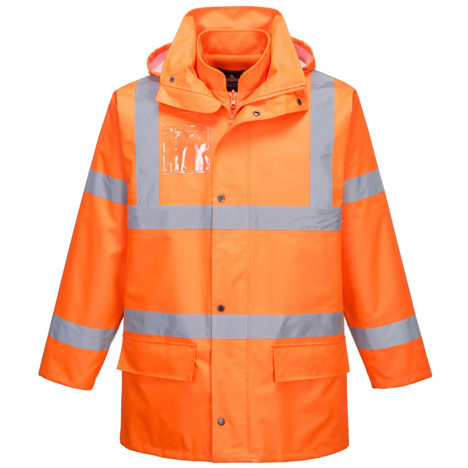 Warnschutz Winterjacke 5in1 "S765" Essential in Orange, L - Thumbnail 1