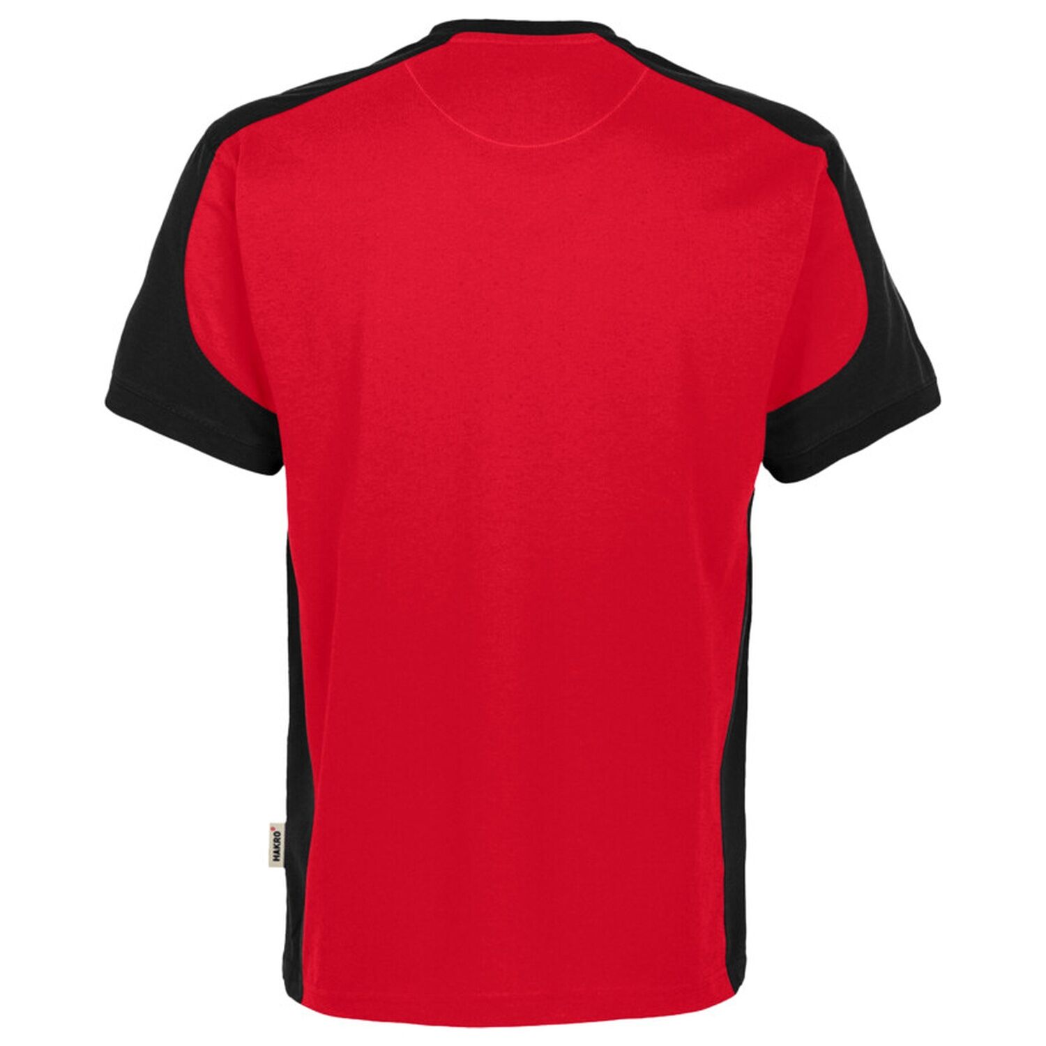 T-Shirt "CONTRAST" MIKRALINAR® ECO in XS, Rot - Thumbnail 3