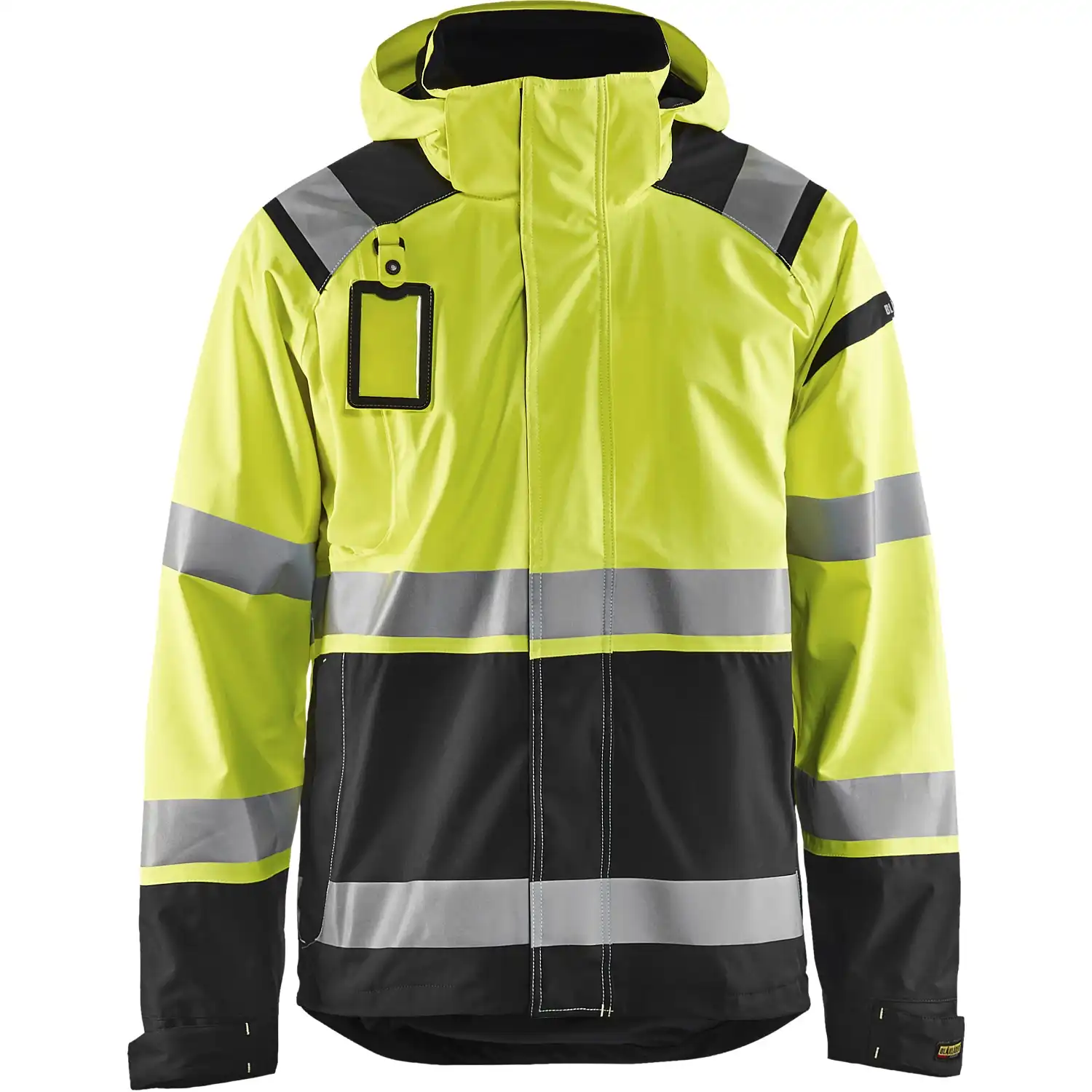 Warnschutz Shelljacke "4987" in gelb/schwarz, 3XL - Thumbnail 1