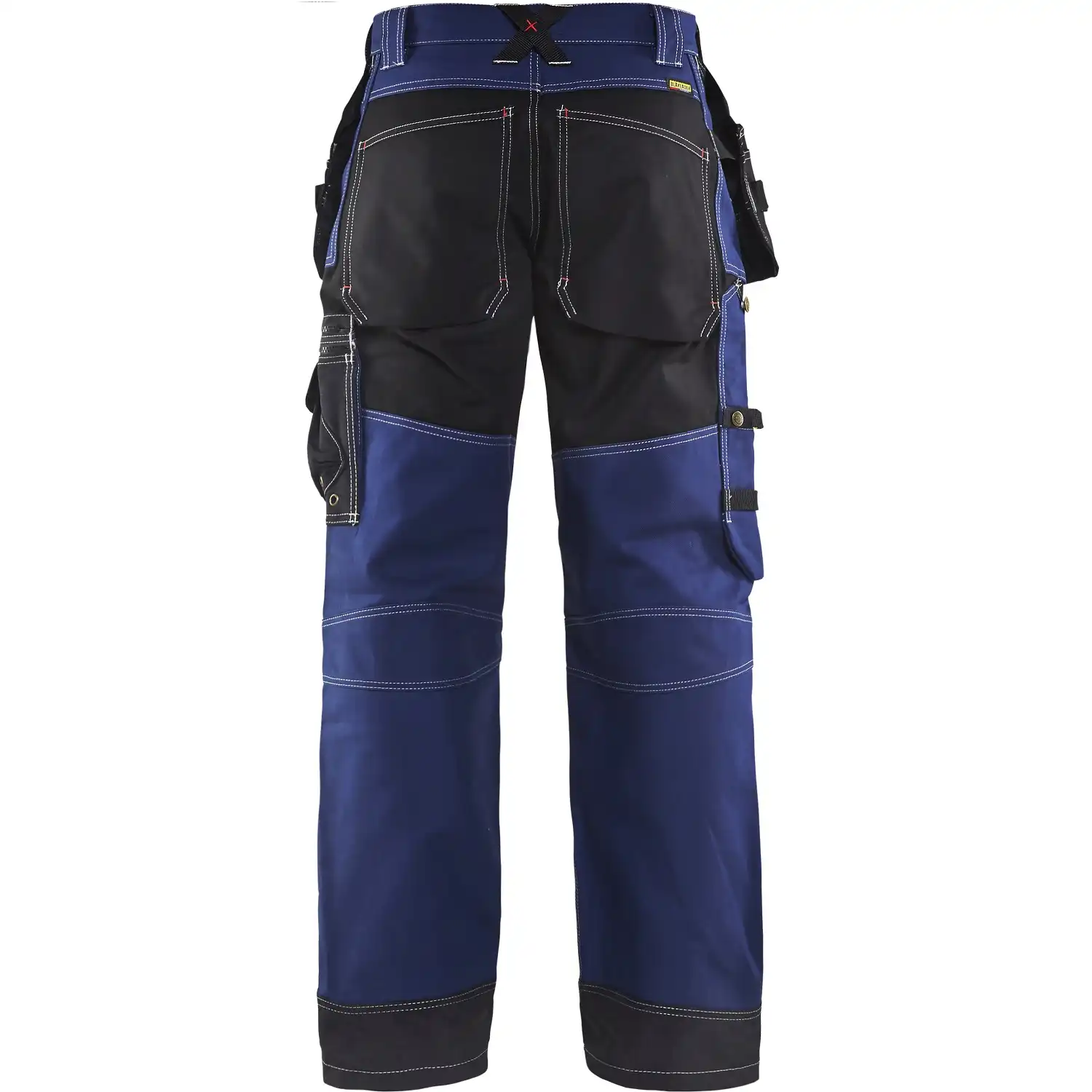 Handwerkerhose "X1500" 100% Baumwolle in marine/schwarz, C52 - Thumbnail 2