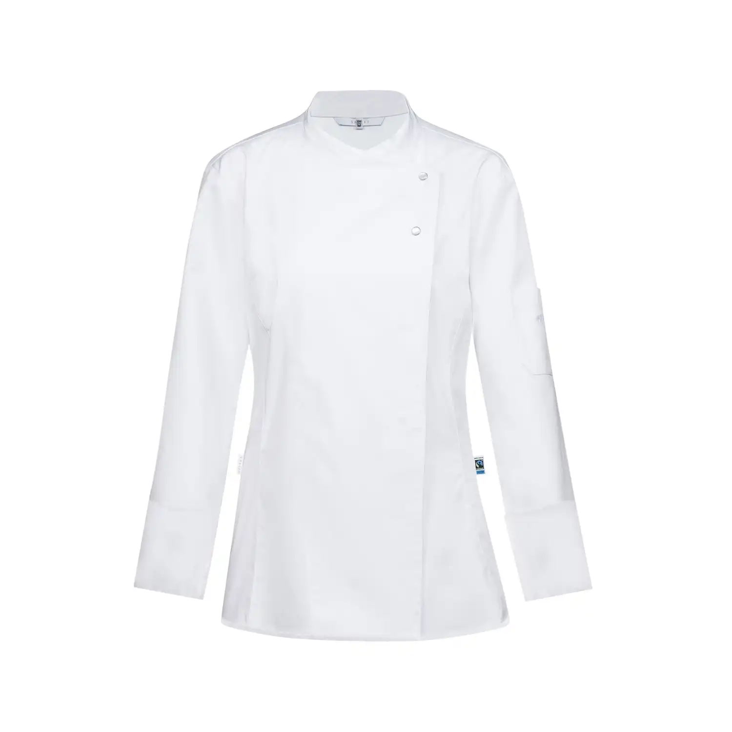 Damen Kochjacke "5422" in L, Weiß - Thumbnail 1