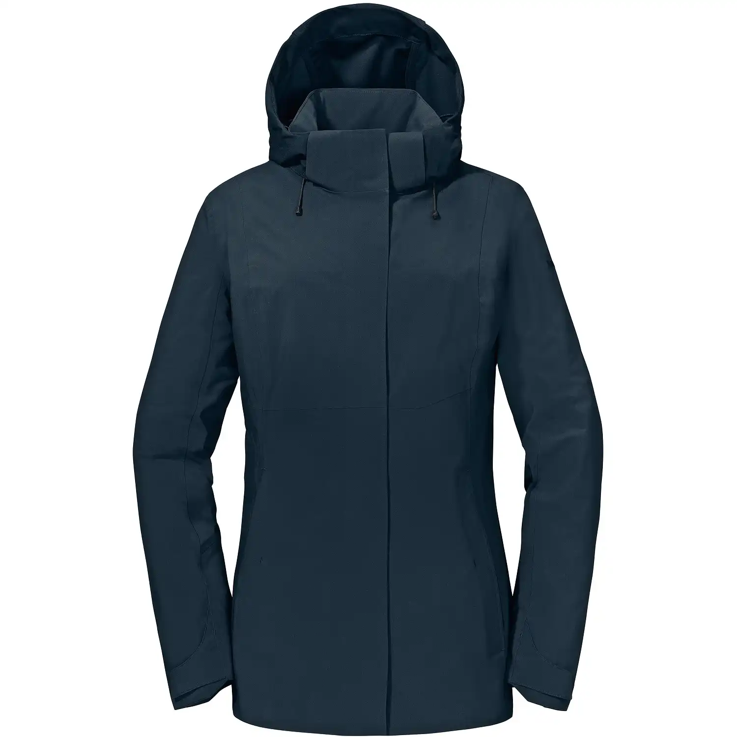 Damen Regenjacke "WETTER-FEST" Zipin in dunkelblau, L - Bild 1