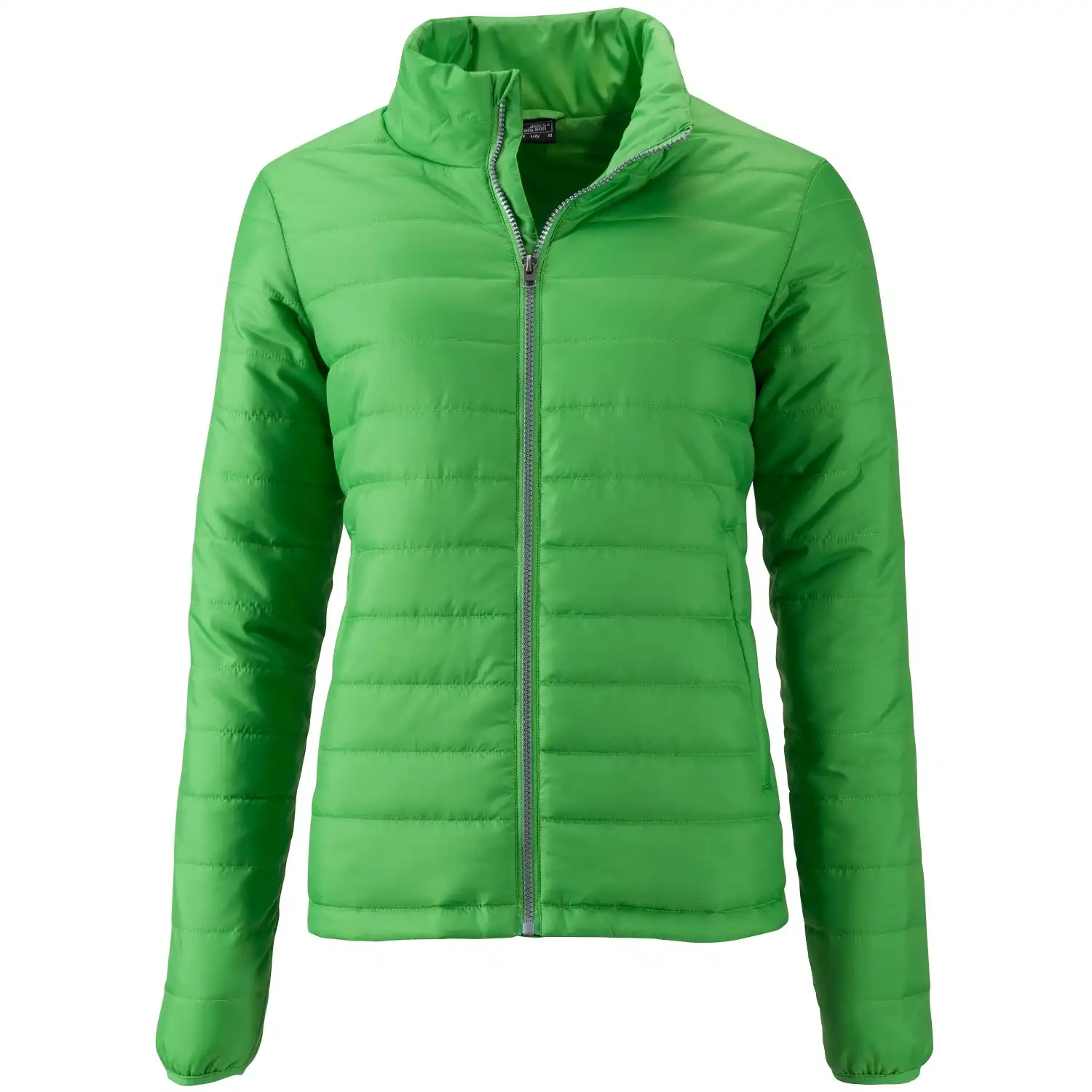 Damen Steppjacke "JN1119" in green, M - Thumbnail 1