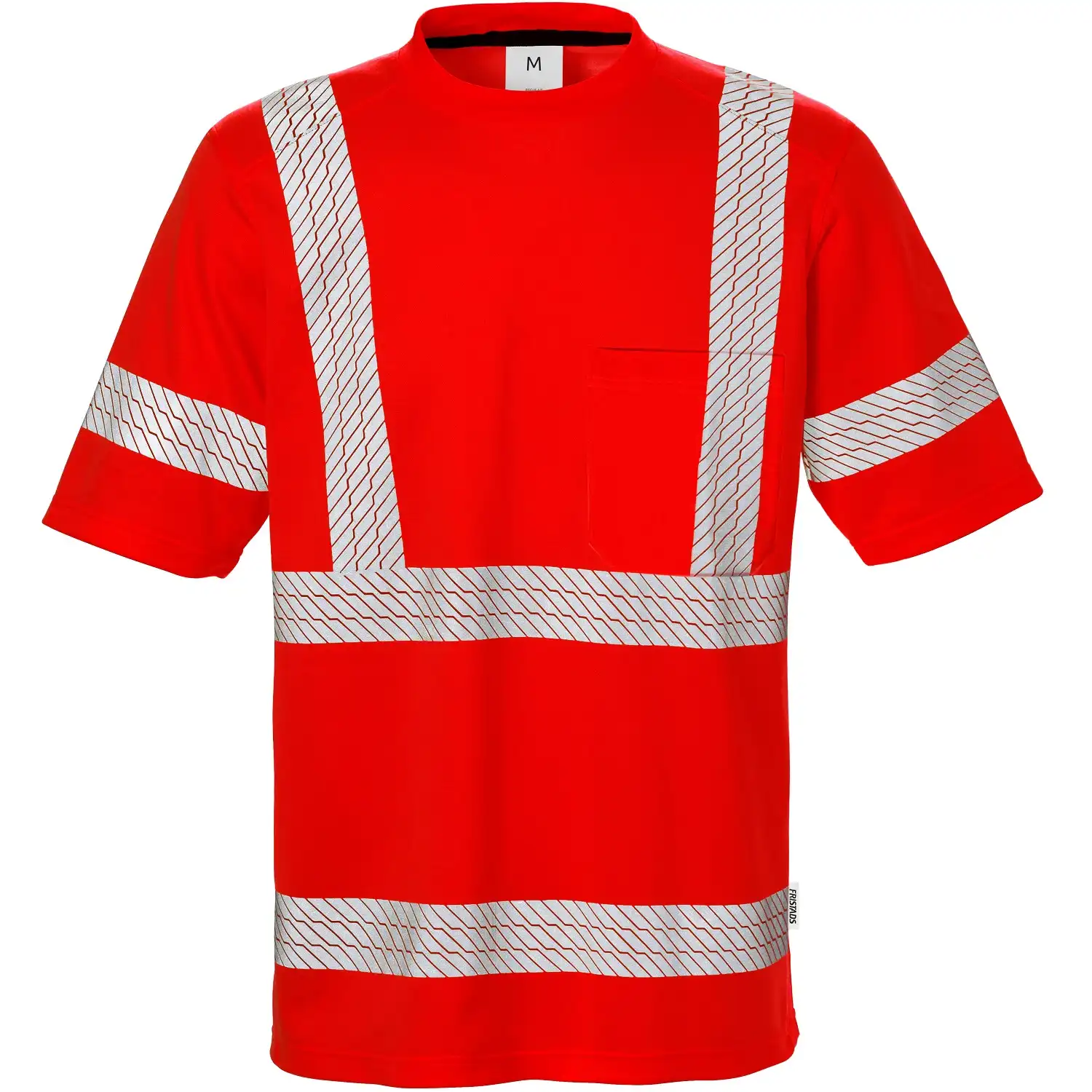 Warnschutz T-Shirt "7407 THV" Stiby mit UV-Schutz in 4XL, Rot - Thumbnail 1