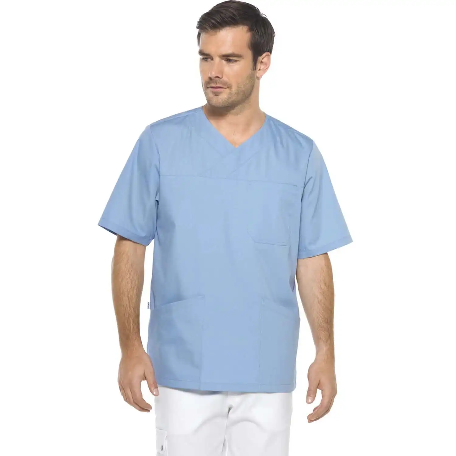 Unisex Schlupfkasack "25048" in hellblau, L - Thumbnail 2