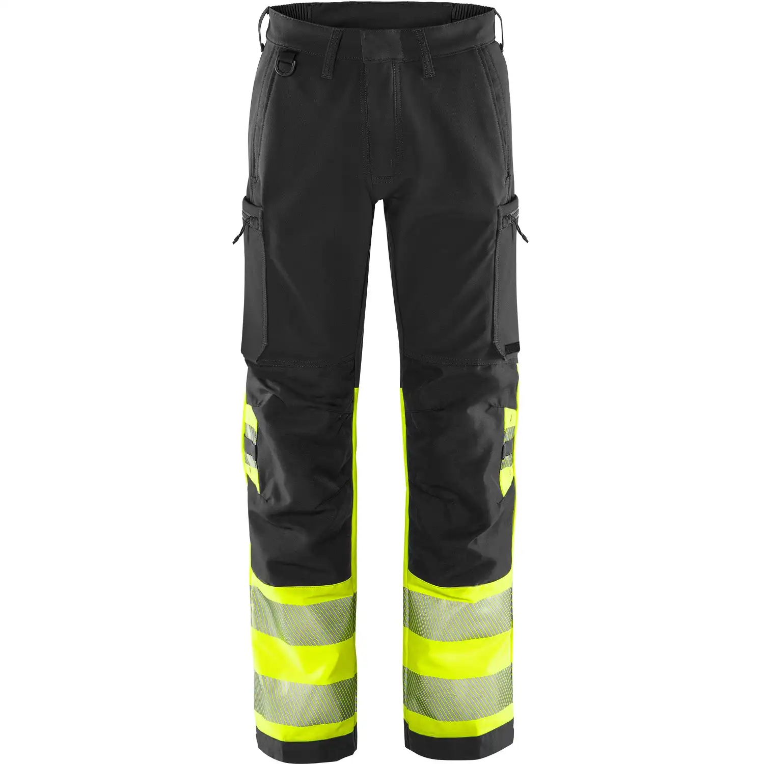 Warnschutz Stretch Servicehose Kl. 1 "2647 GSTP" Green Stiby in gelb/schwarz, C44 - Thumbnail 1