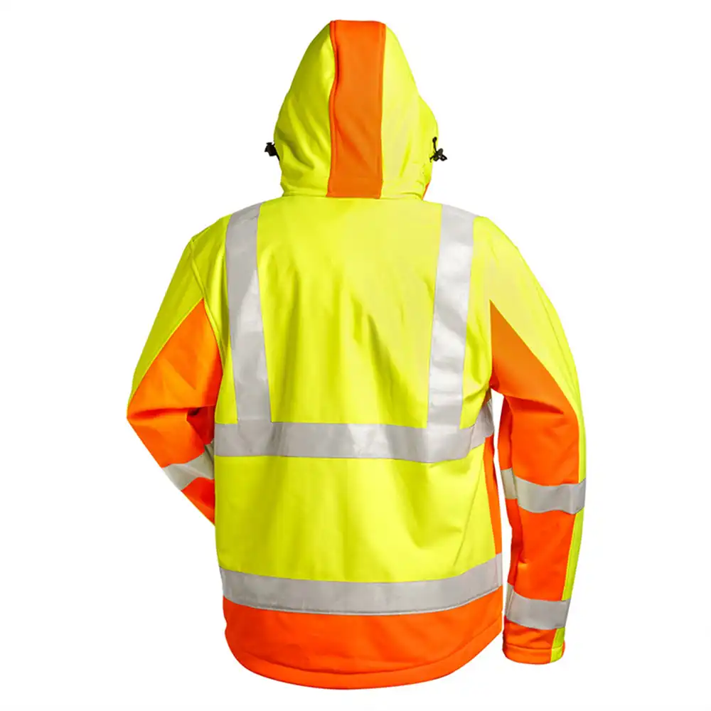 Warnschutz Softshelljacke "JIM" gelb/orange in M - Thumbnail 2