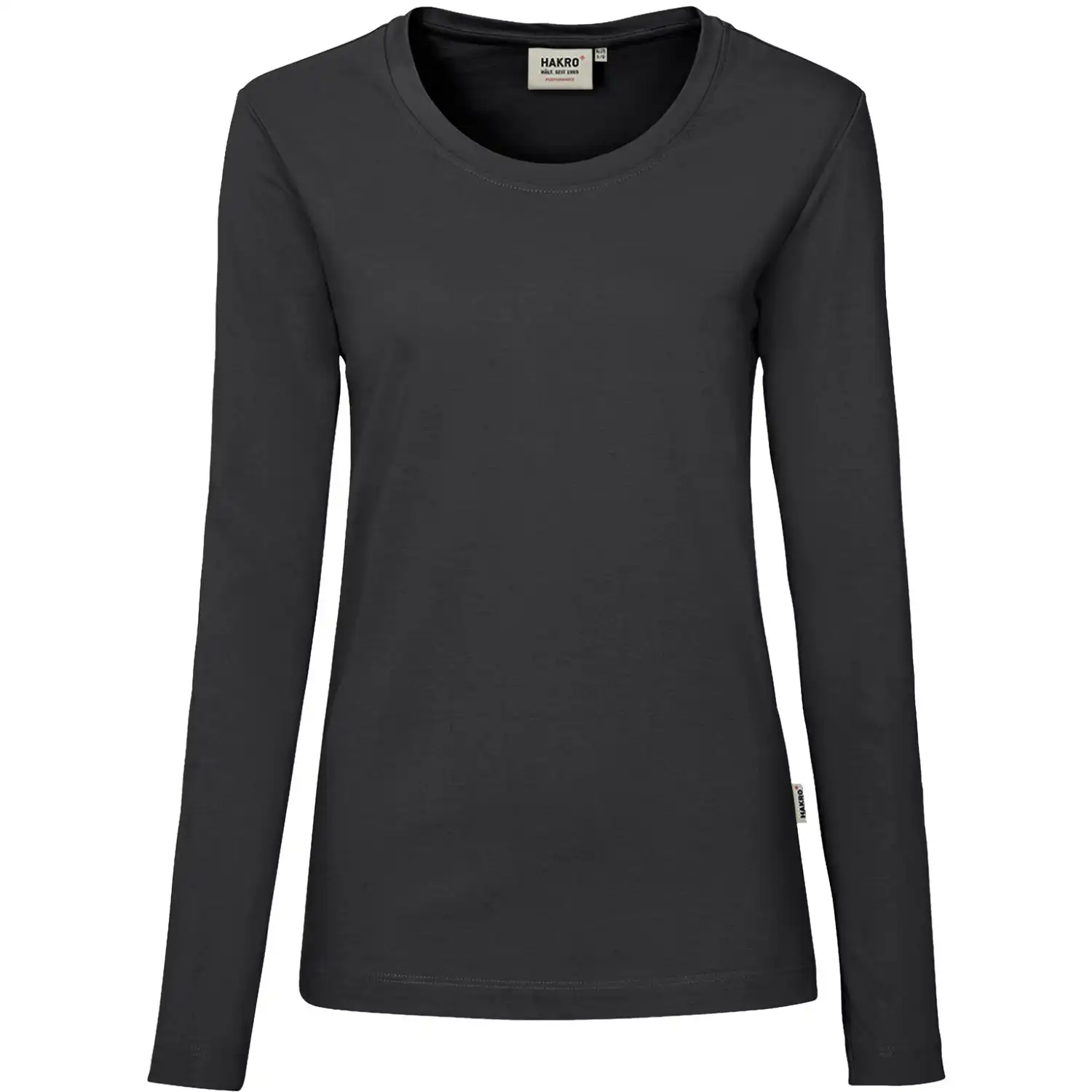 Damen Longsleeve-Shirt "Performance" 179 in karbongrau, M - Thumbnail 1