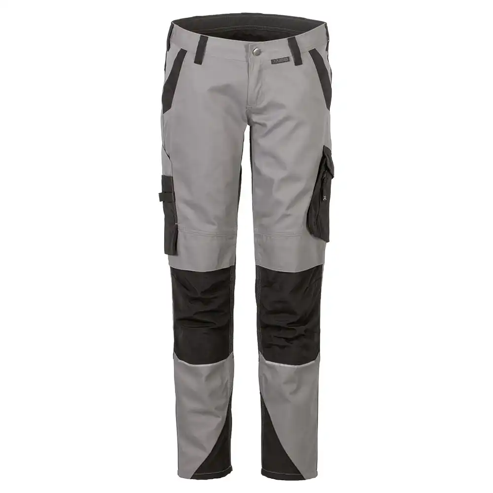 Damen Stretch-Bundhose "NORIT" in zink/schwarz, 40 - Bild 1