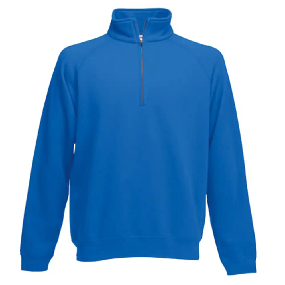 Zip-Sweatshirt "F382" Premium Raglan in royal blue, XL - Bild 1