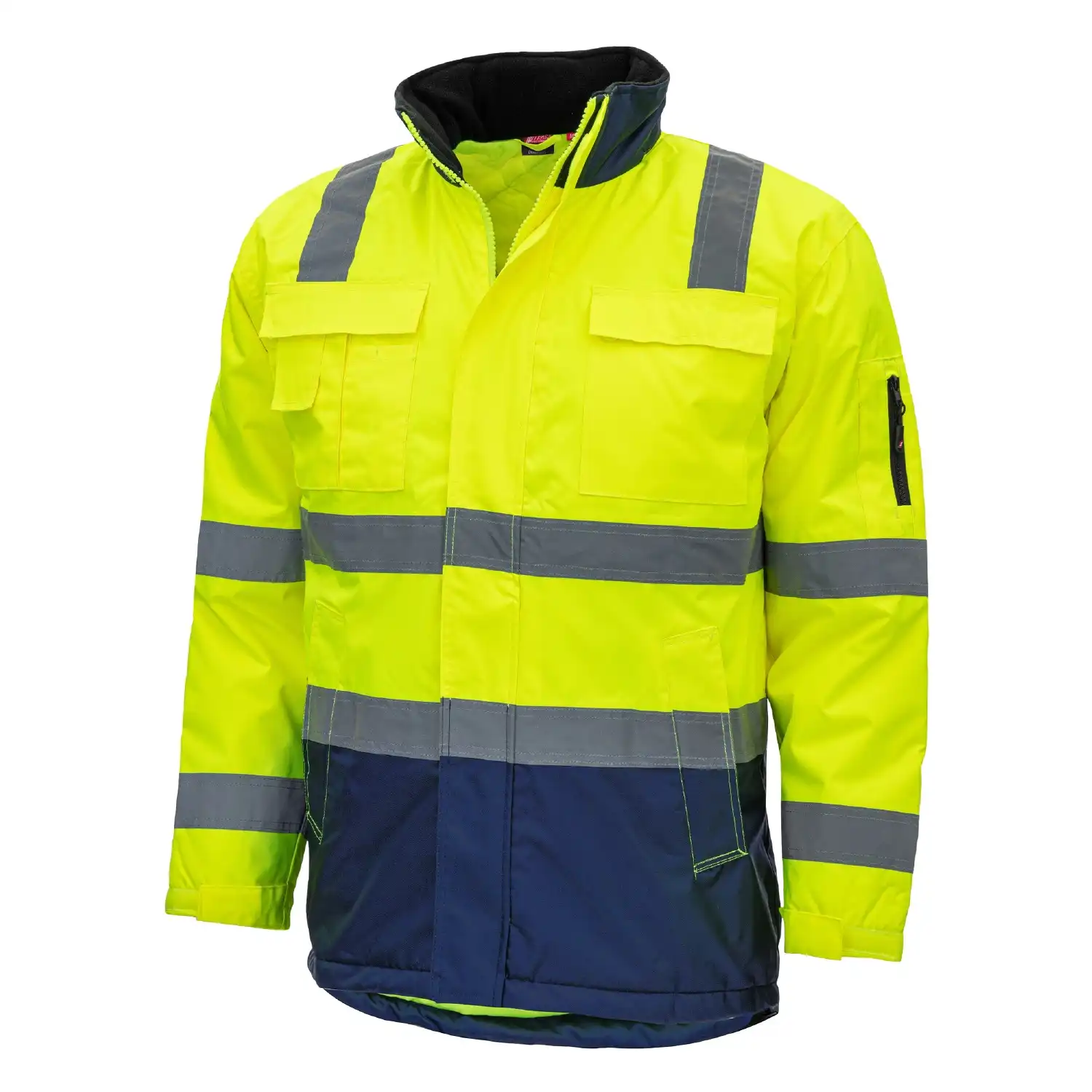 Warnschutz Parka "MOTION TEX VIZ" in gelb/blau, XL - Thumbnail 1