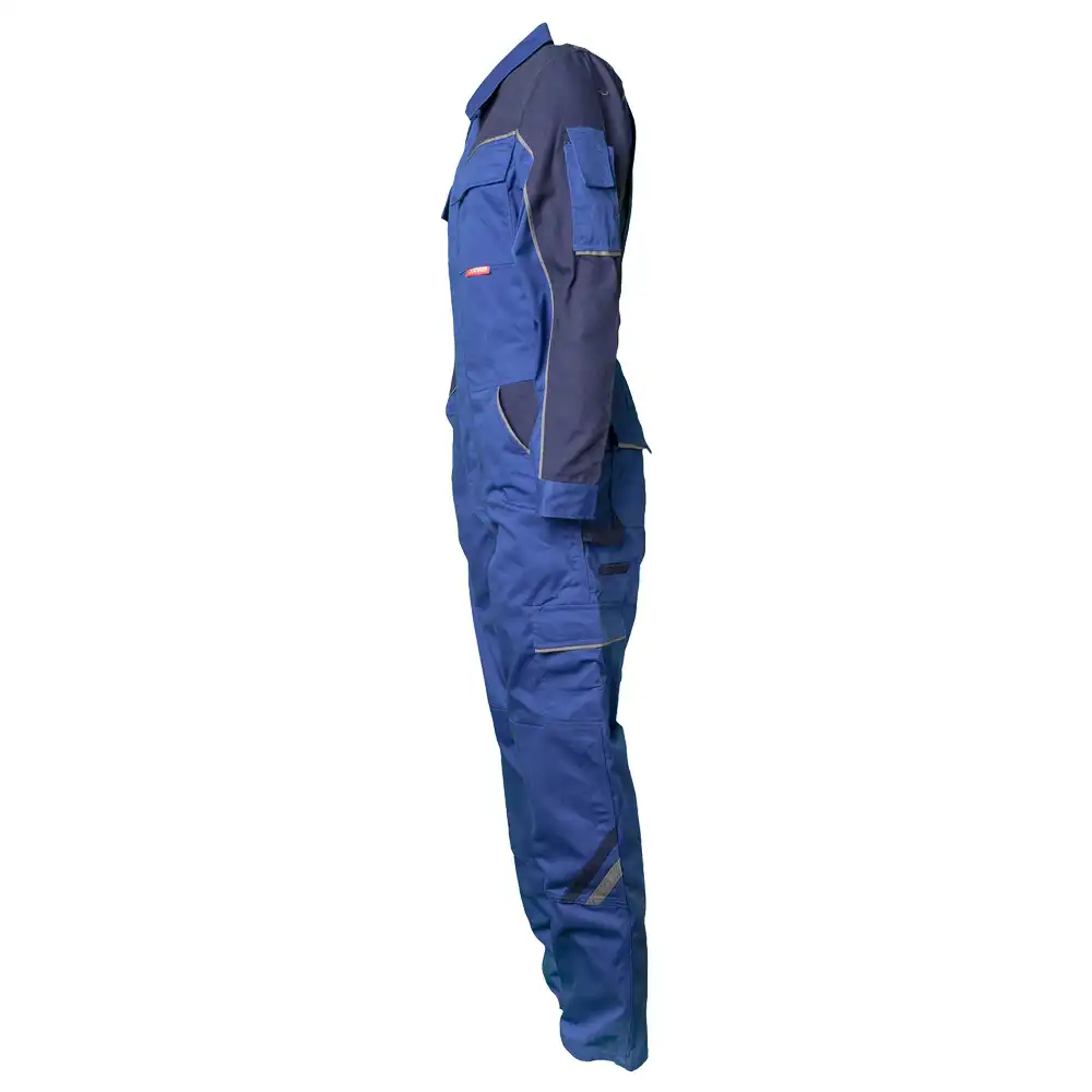 Rallyekombi "HIGHLINE" 285 g/m² Canvas-Gewebe in kornblau/marine/zink, 50 - Thumbnail 3
