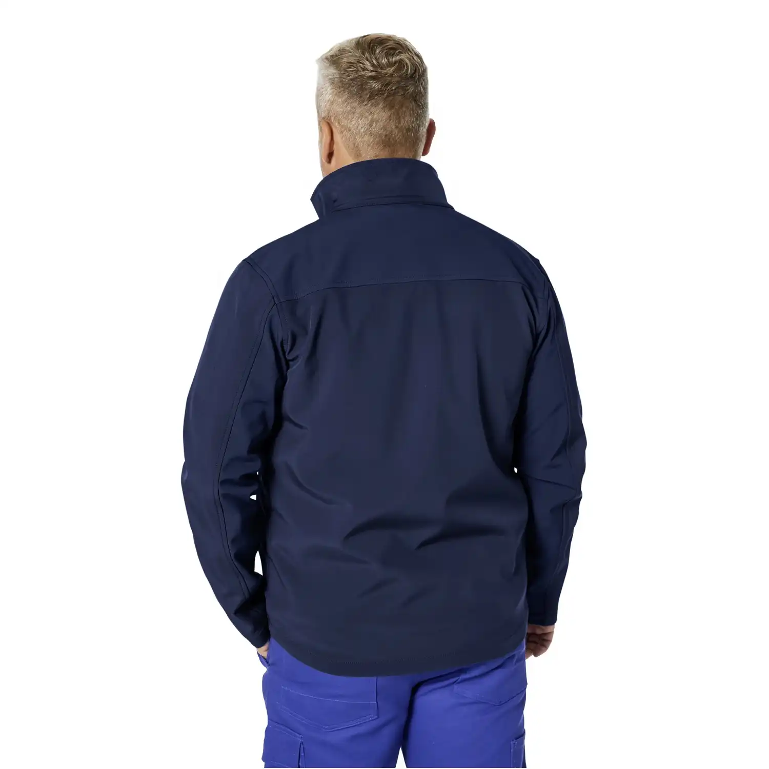 Softshelljacke "BASIC" in hydronblau, L - Thumbnail 2