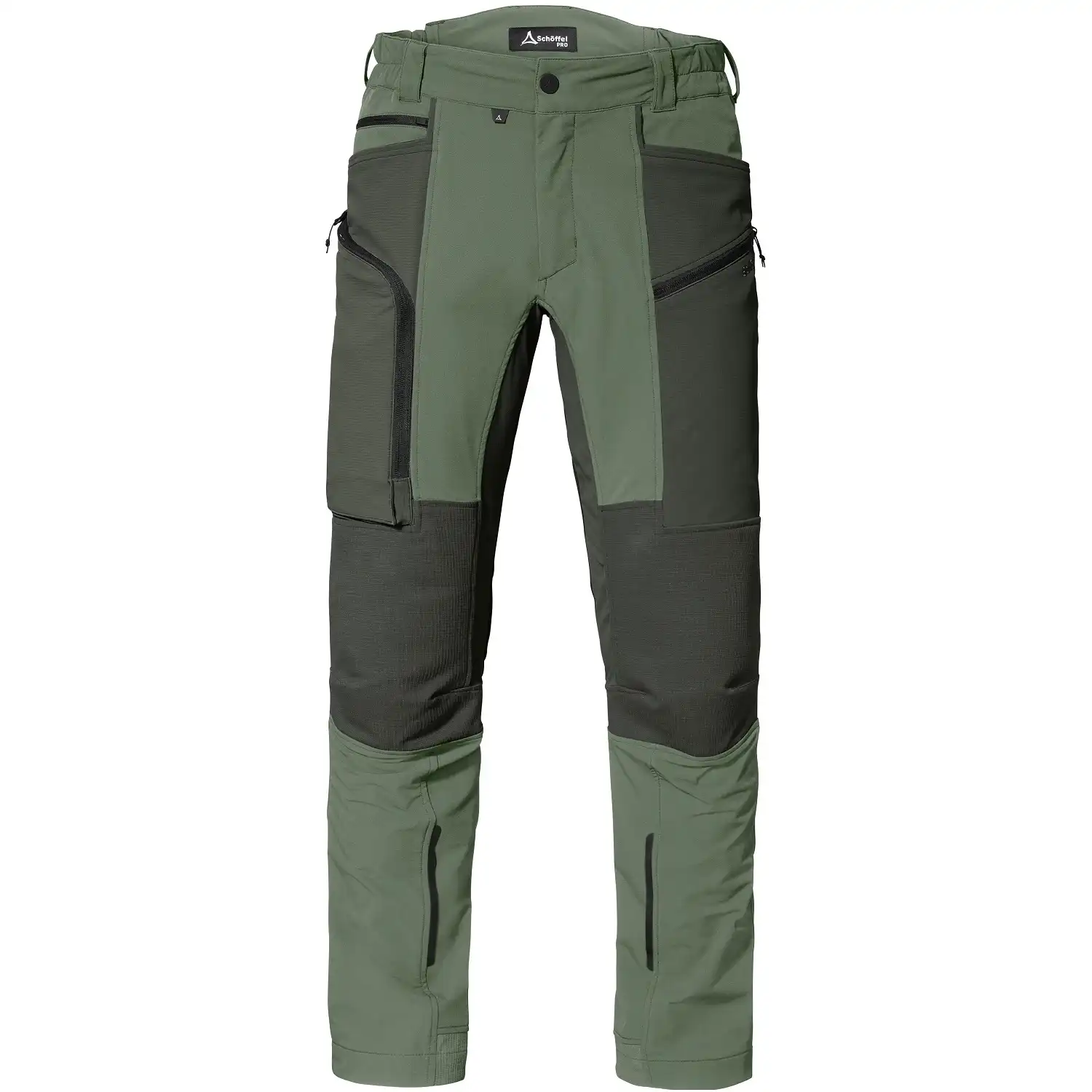 Stretch-Bundhose "MASCHINE" in grün, 48 - Thumbnail 1