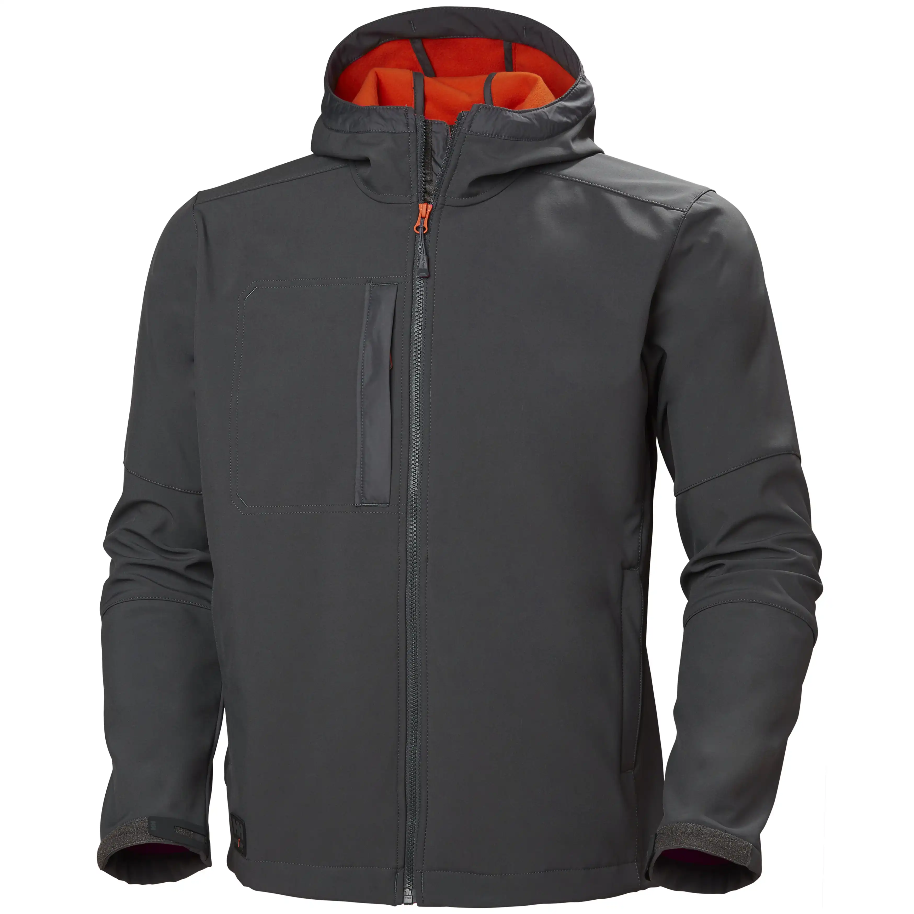 Softshelljacke mit Kapuze "KENSINGTON" in dunkelgrau, XXL - Thumbnail 1