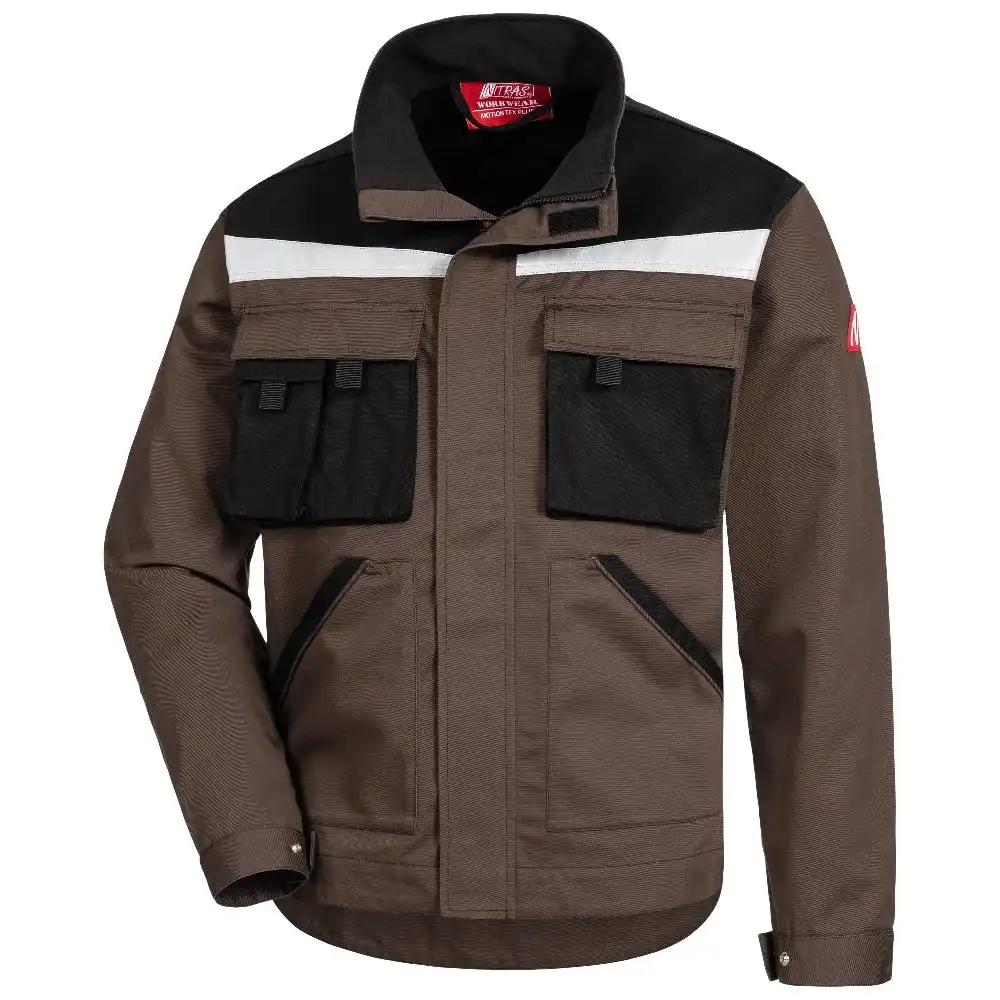 Arbeitsjacke "MOTION TEX PLUS" in braun/schwarz, 48 - Thumbnail 1