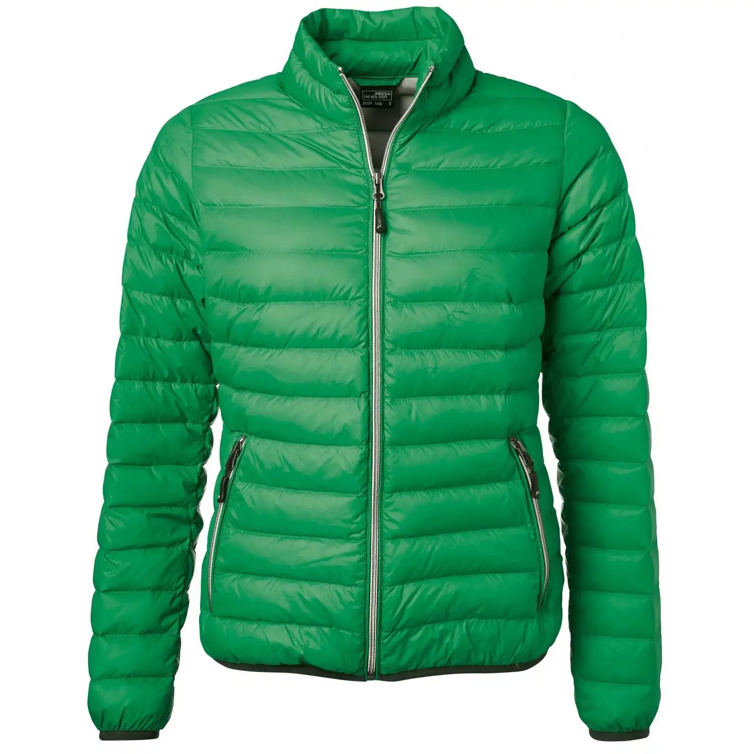 Damen Daunenjacke "JN1139" in fern-green/silver, L - Bild 1