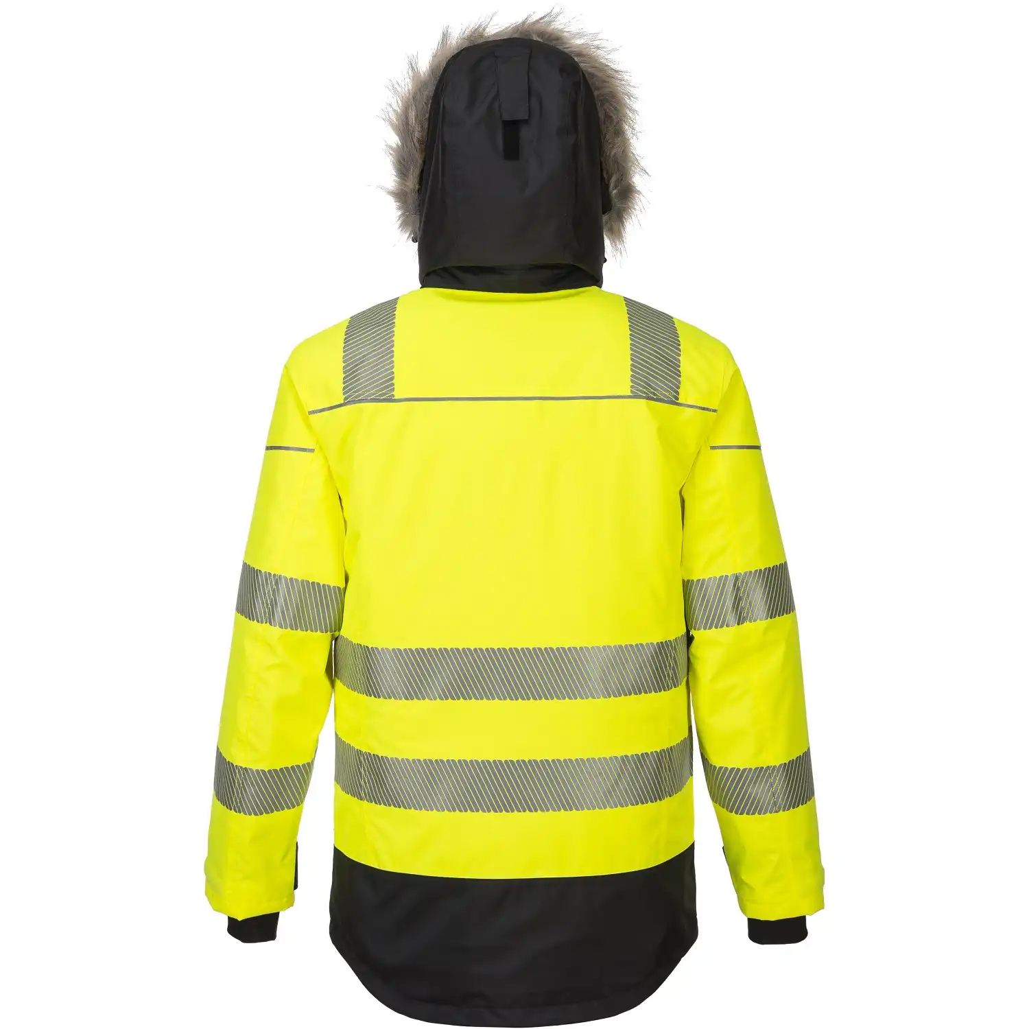 Warnschutz Winterparka "PW369" PW3 in gelb/schwarz, L - Thumbnail 2