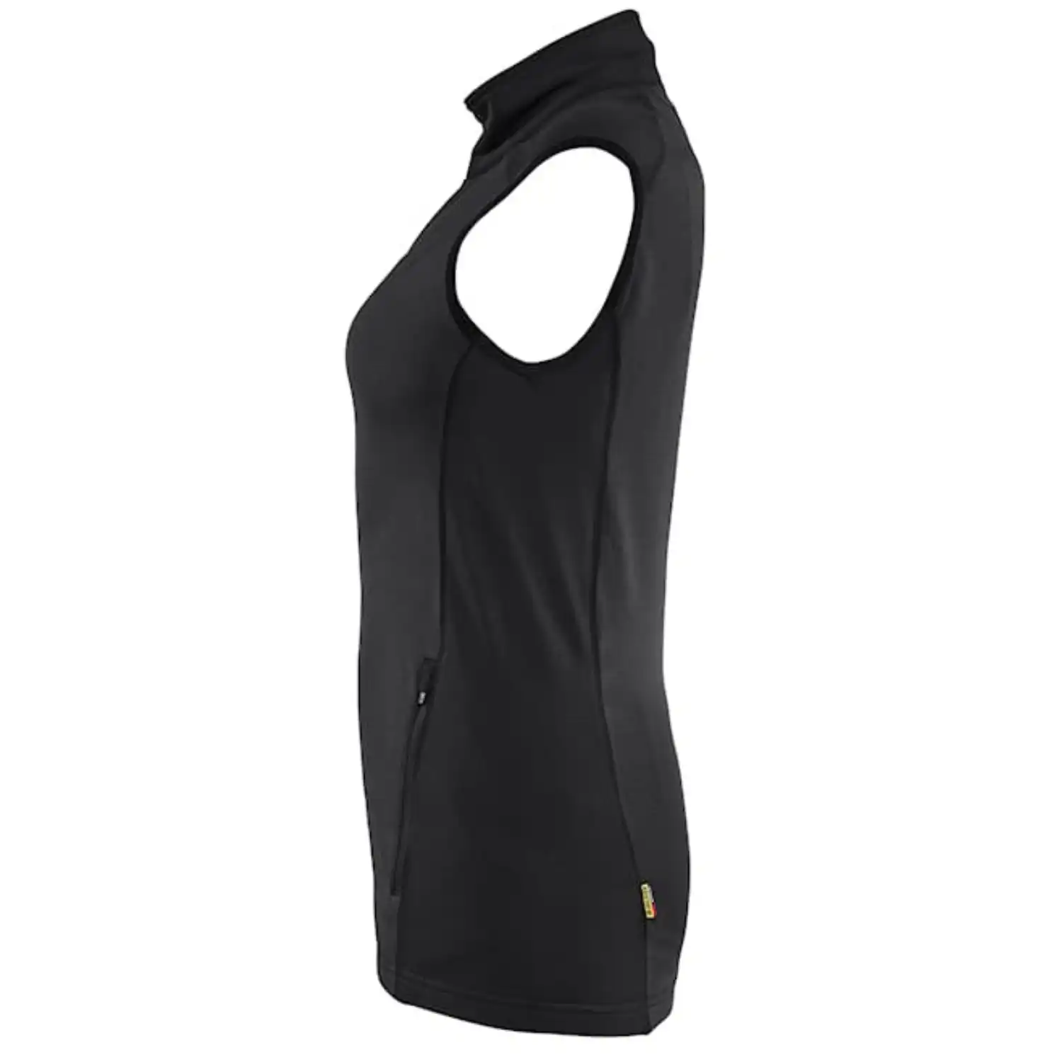 Damen Fleeceweste "STRIKER" in schwarz, 3XL - Thumbnail 3