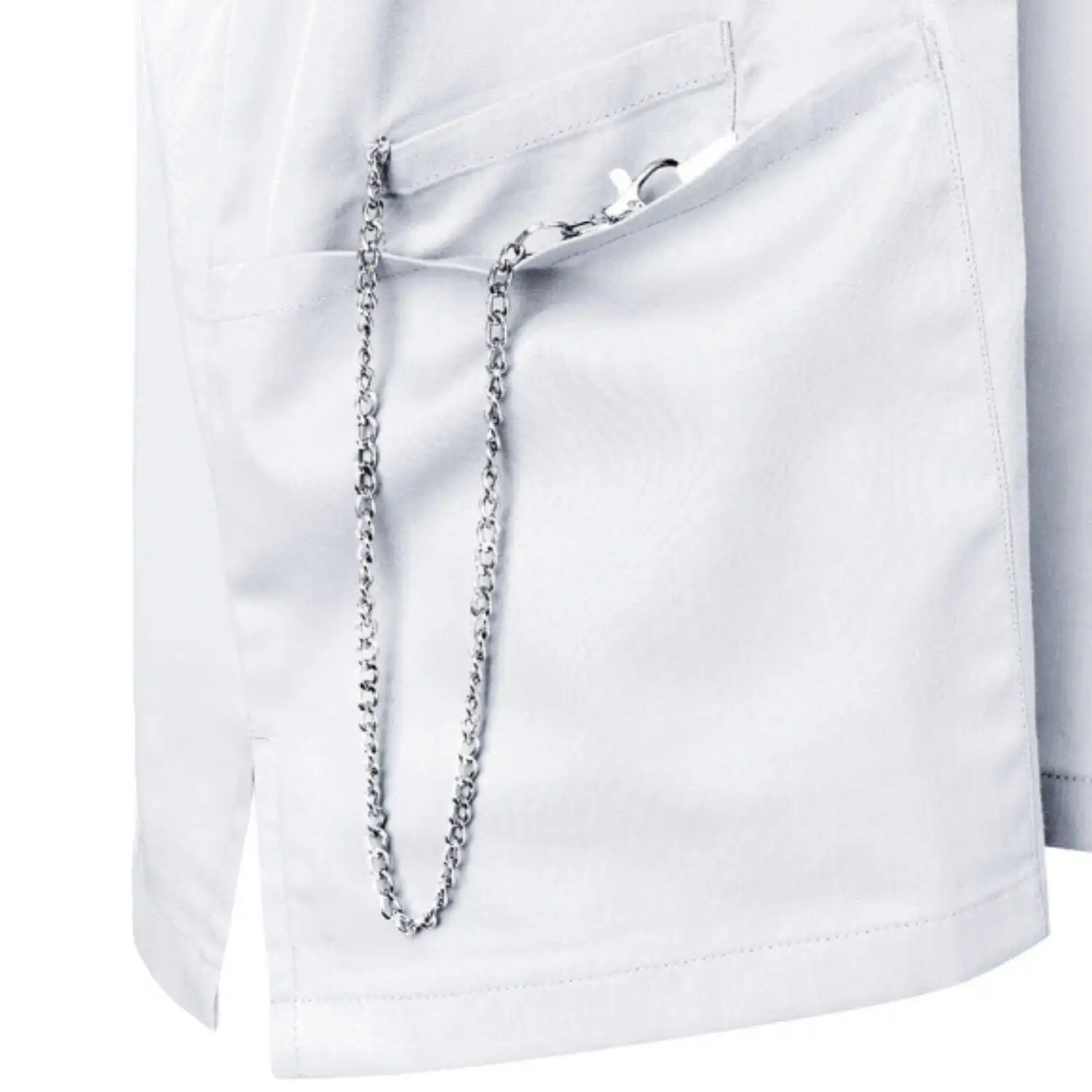 Herren Schlupfkasack Essential "KS 65" in L, Weiß - Thumbnail 6